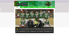 Desktop Screenshot of hockeyclubliceo.com